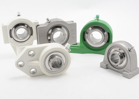 L'acciaio inossidabile sopportante termoplastico dell'unità inserisce la flangia con cuscinetto a sfera gli ss UCFBPL203 di 3 Bolt